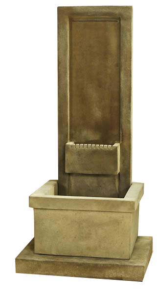 Wall Of Water Outdoor Cast Stone Garden Fountain Fountain Tuscan